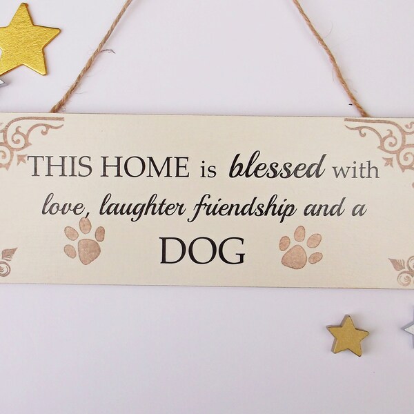 Dog House Plaque Etsy UK