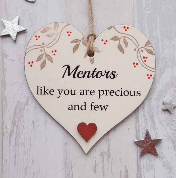 Thank You Teaching Gift Mentors Like You Hanging Heart |