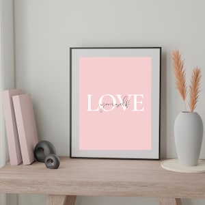 Art mural Croyez en vous | Téléchargez maintenant, impression numérique DIY | Soyez gentil avec vous-même sur | Chambre colorée BE YOU pour ado, oeuvre d&#39;art pour salle de classe