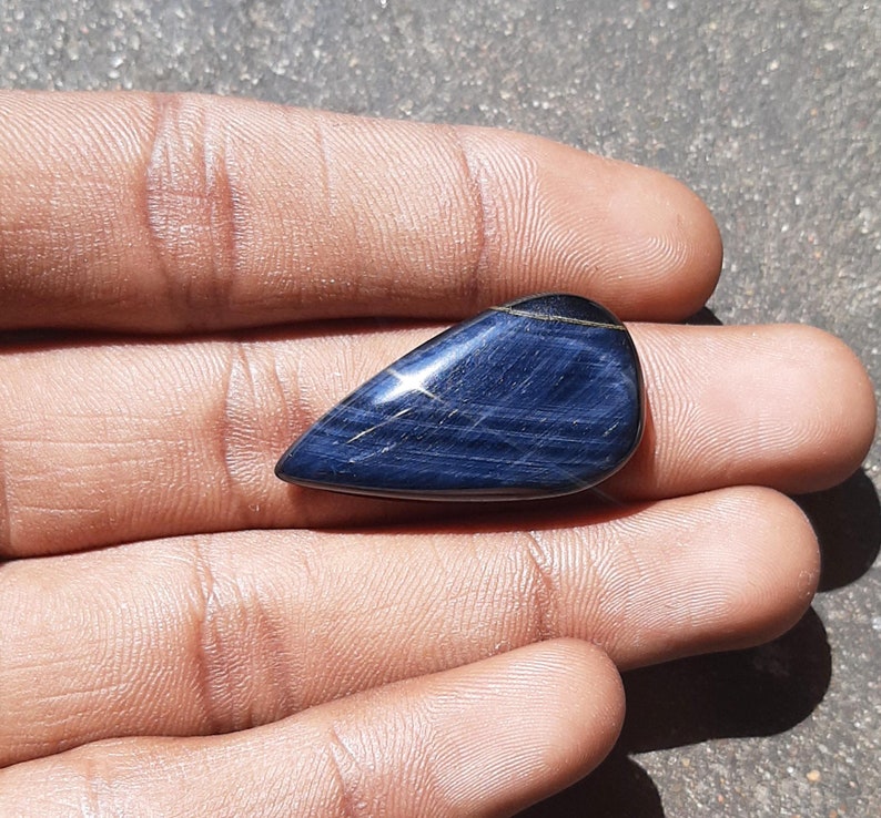 Black Tiger Eye Cabochon Black Tiger Eye Jewelry Limited Edition Blue Shine Black Tiger Eye Gemstone U/_297 Multi Jewelry Making Stone