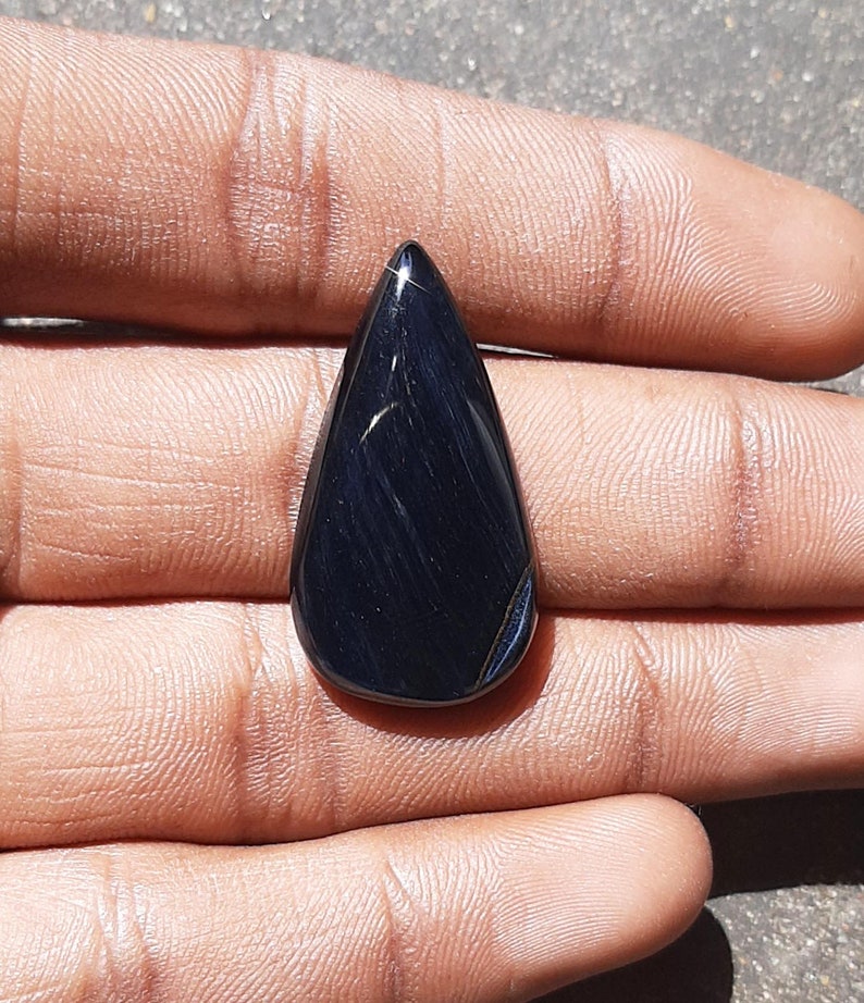 Black Tiger Eye Cabochon Black Tiger Eye Jewelry Limited Edition Blue Shine Black Tiger Eye Gemstone U/_297 Multi Jewelry Making Stone