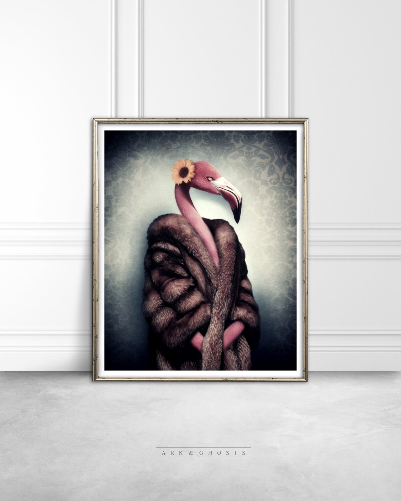 Quirky Eclectic Animal Art Prints UNFRAMED Cool Tropical Etsy