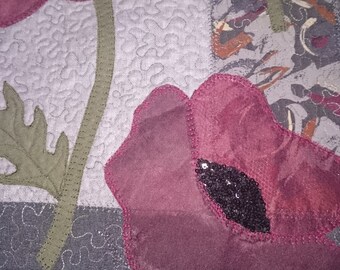 Amapola Pared textil Arte