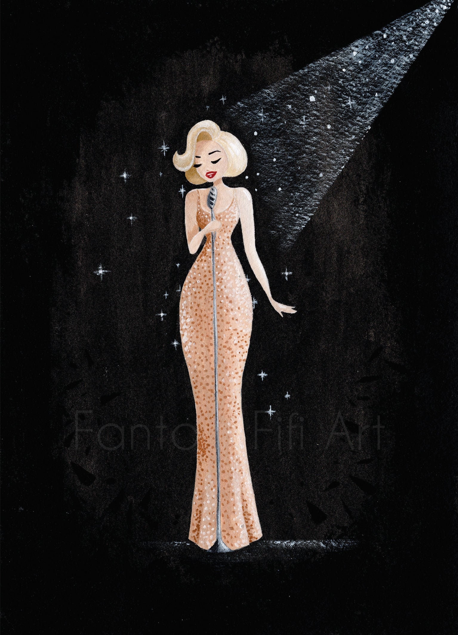 color marilyn monroe happy birthday dress Black Sequin Maxi Dress