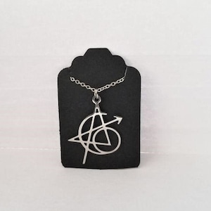 Stainless Steel Original Avengers Symbol Charm Necklace Assorted Chain Lengths