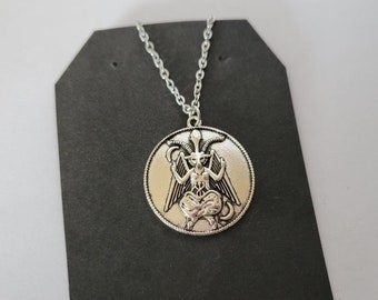 1" Baphomet Pendant Necklace You Choose Length