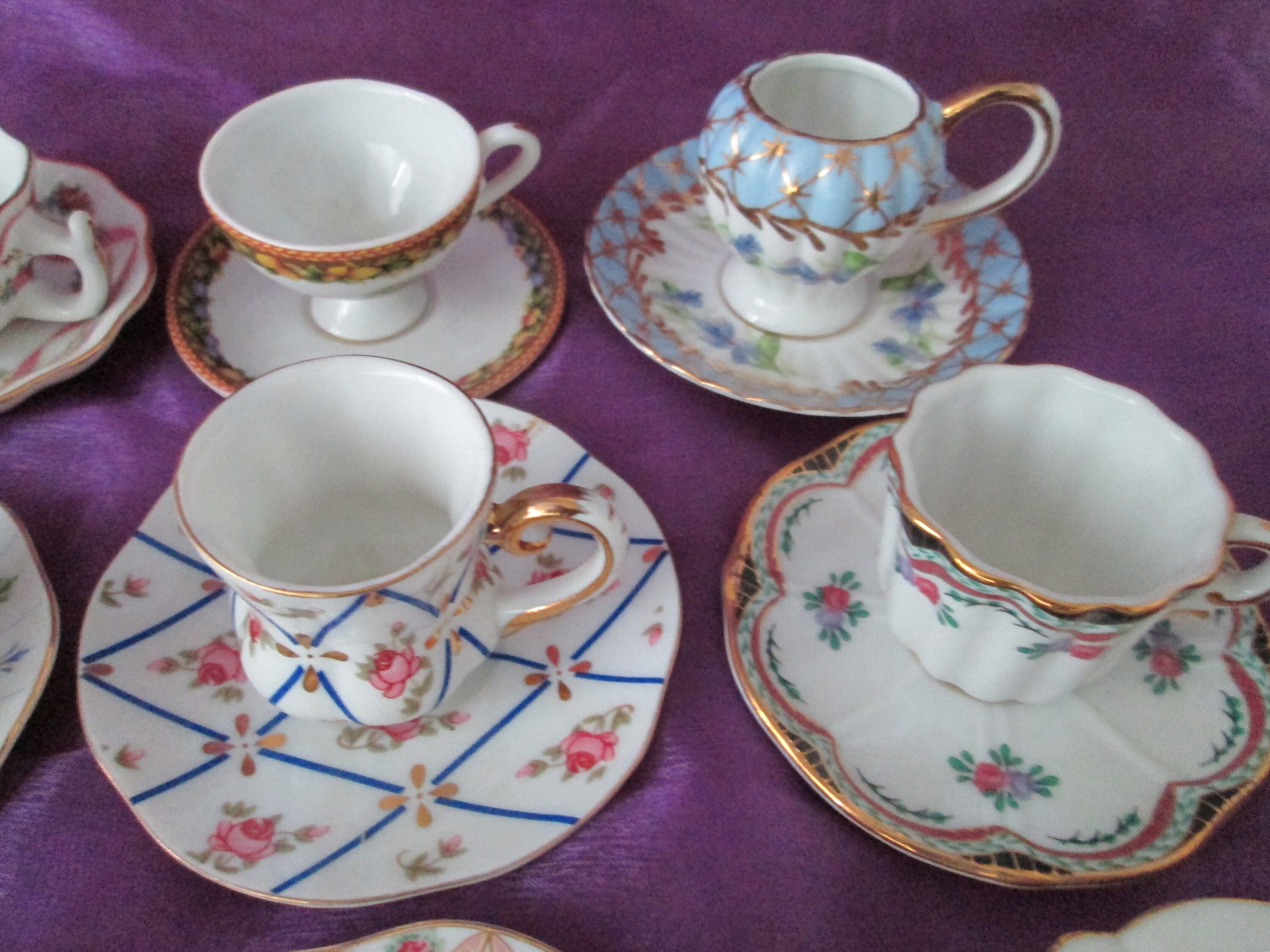 Collection Cups and Saucers by Mayfair Museum of Miniatures Etsy
