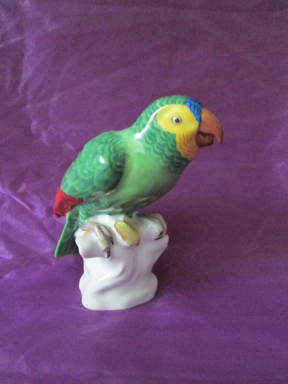 Antique Herend Porcelain Parrot Herend Hungary Parrot Etsy