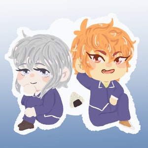Furuba Kyo & Yuki keychain