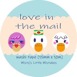 Nastro Washi AC Love in the Mail [15mmx10m]
