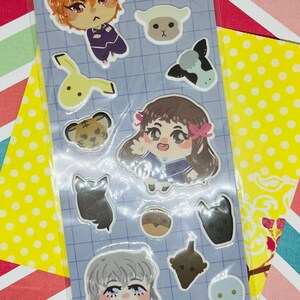 Furuba Puffy Stickers