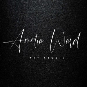 Design della firma del logo con nome personalizzato. Logo personalizzato della firma fotografica. Firma calligrafica.