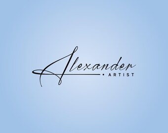 Custom Signature Logo: Personalized Handwritten Calligraphy Digital Design