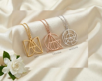 Name Necklace- Custom Monogram Pendant | Luxury Initials Jewelry Gift