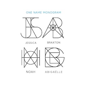 Diseño de logotipo con un solo nombre. Idea de tatuaje minimalista personalizado, monograma de marca. Regalo de cumpleaños.