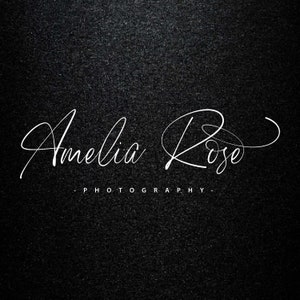 Personalisierte Fotografie Signature Logo. Benutzerdefinierte Name Logo Signatur Design. Kalligraphie Signatur.