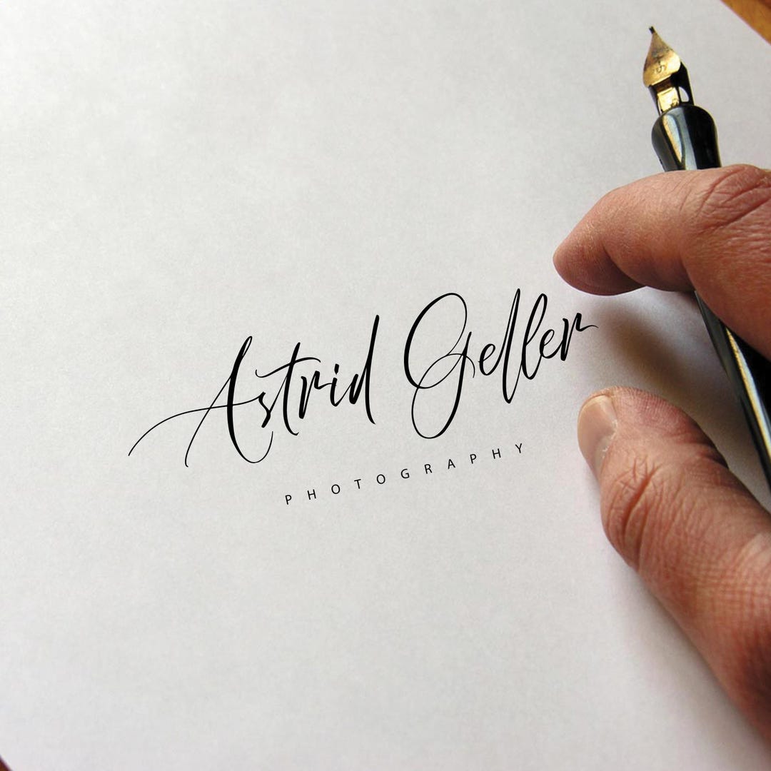 Custom Name Signature Logo Design: Handwritten Style Calligraphy ...