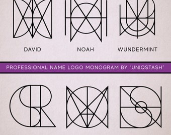 Conception de tatouage de nom personnalisé. Nom Logo. Monogramme de tatouage TikTok. Idée cadeau.