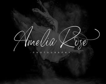 Personalized Calligraphy Signature Logo Design, Elegant Script (Digital)