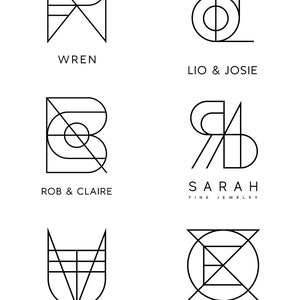 Name logo design. Personalised gifts. Name monogram. Logo. Tattoo Wren name logo, josie, alex, zoe