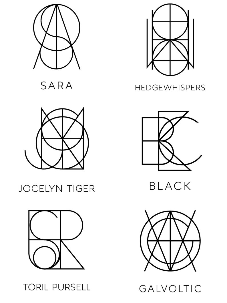 Custom Name Tattoo Design. Name Logo. Couples Monogram. Gift Etsy