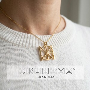 Custom Name Logo Necklace, Minimalist Monogram Pendant, Personalized Gift for Her