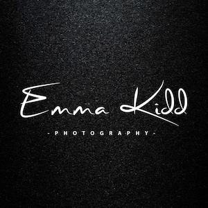 Fotografie Signatur Logo. Benutzerdefinierte Name Logo Signatur Design. Handschriftliche Signatur. Unisex