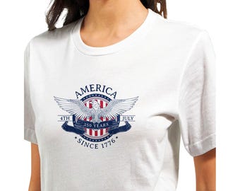 250th Anniversary Eagle T-Shirt | Patriotic 4th of July USA Tee Since 1776