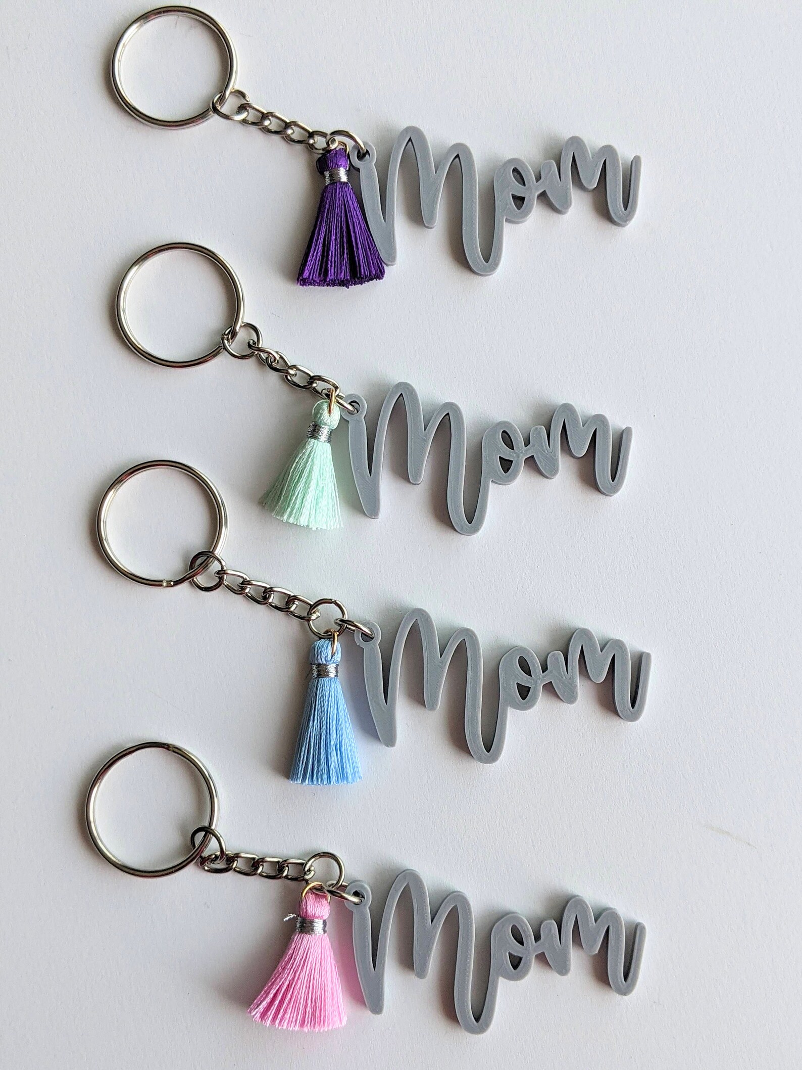 Mom KeyChain Mothers Day 3D printed Special gift for Etsy
