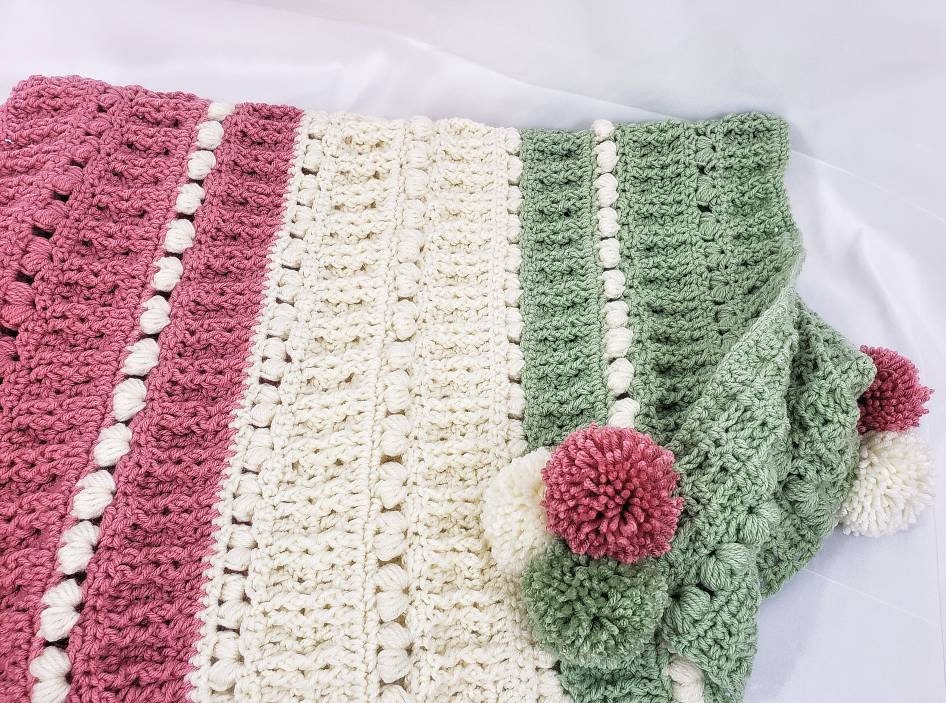 Love Bug Baby Blanket Crochet Pattern Crochet Digital Etsy