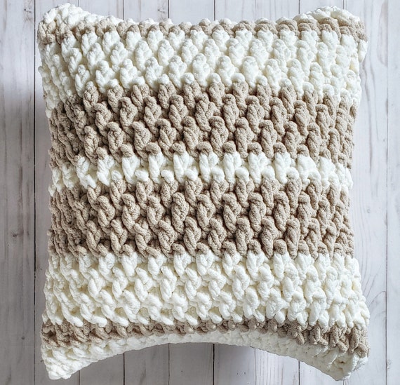 Alpine Throw Pillow Crochet Pillow Crochet Throw Pillow Etsy