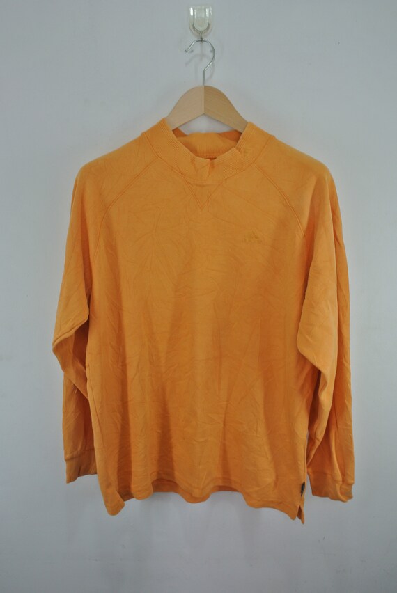 adidas yellow sweatshirt vintage