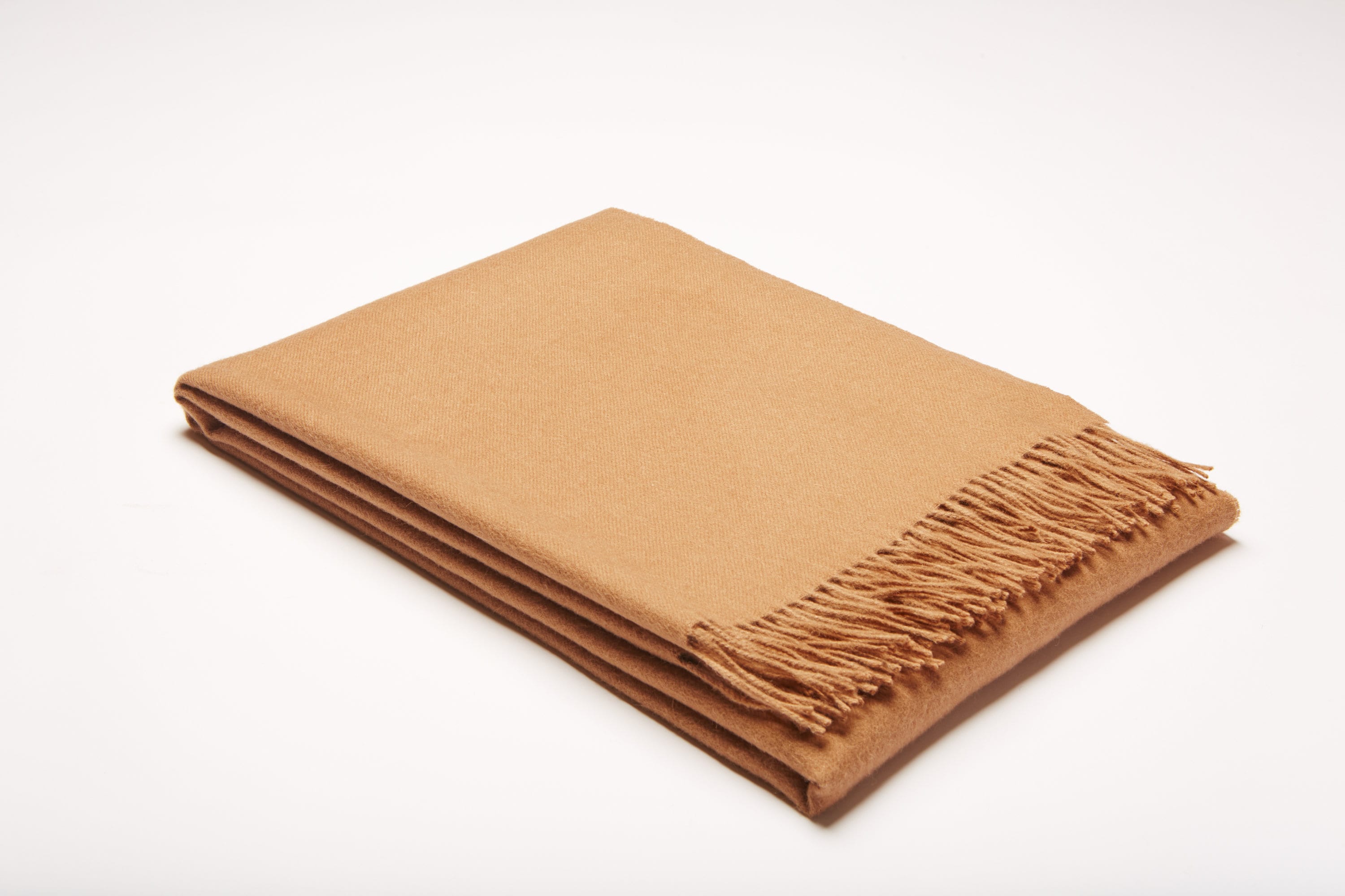 Camel Blanket Exclusive in Baby Alpaca, Very Soft and Warm, a Unique