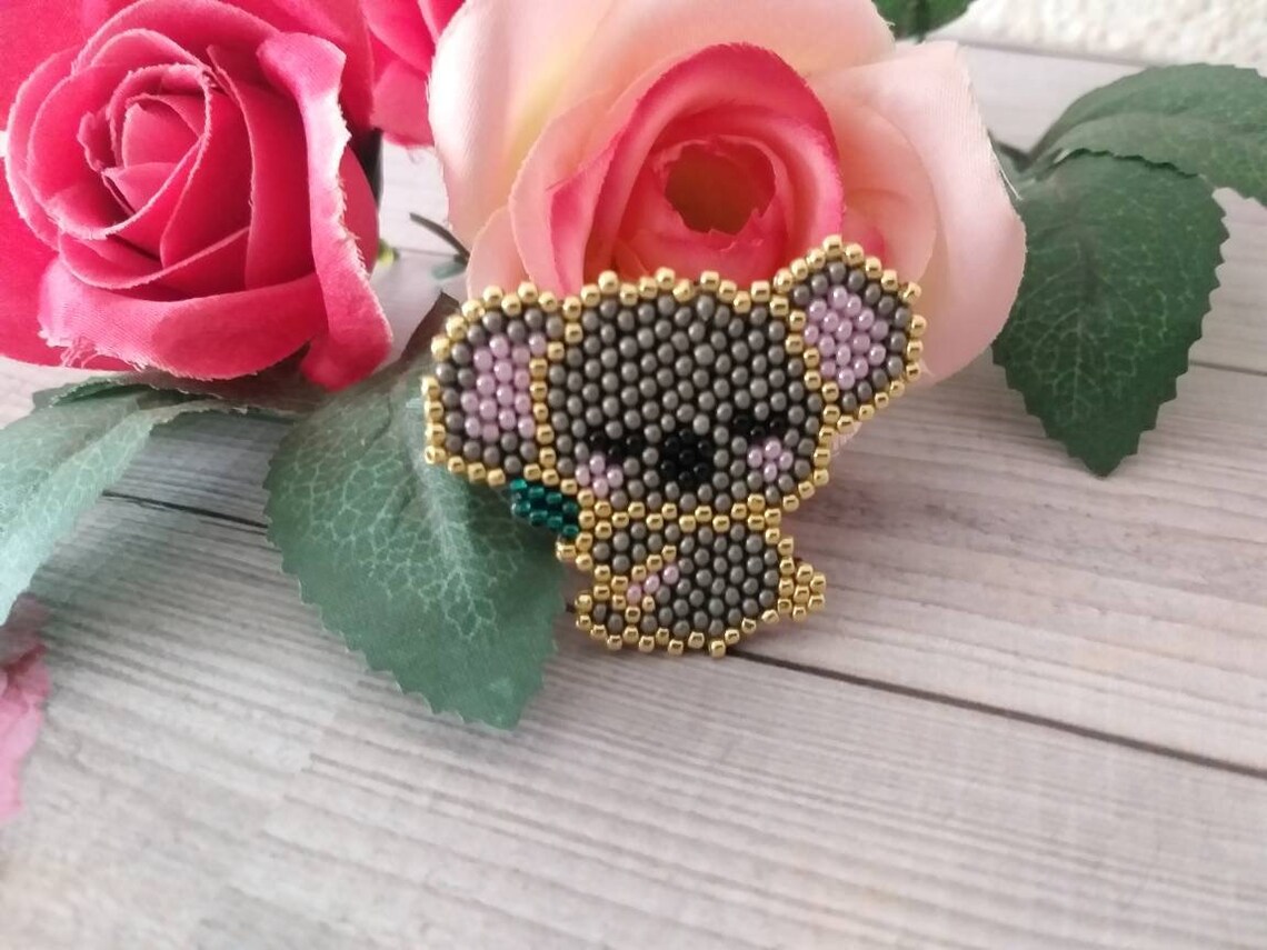 Koala Pin Koalas Australian Koala Koala Brooch Brooch Etsy