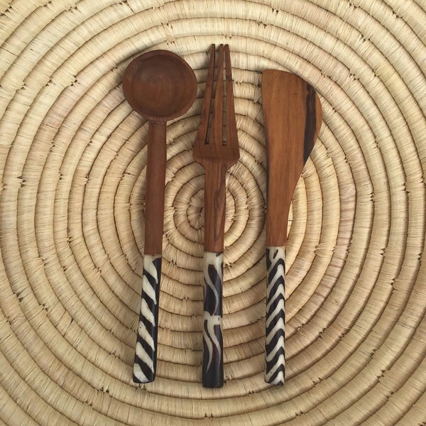Wooden Cutlery Etsy