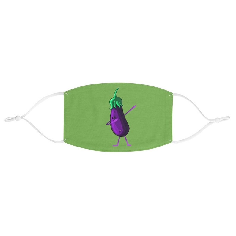 Eggplant Emoji Mask Eggplant Emoji Face Mask Dancing Etsy