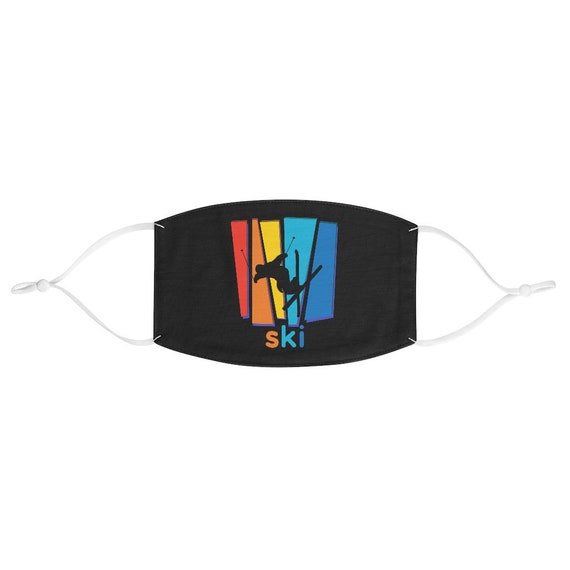 Skiing Mask Skiing Retro Face Mask Skiing Lover Face Mask Etsy