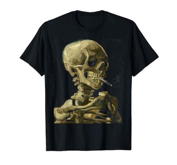 van gogh skeleton shirt