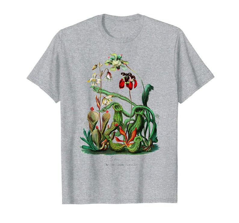 Carnivorous Plants Shirt Vintage Sarracenia Botanical shirt Etsy