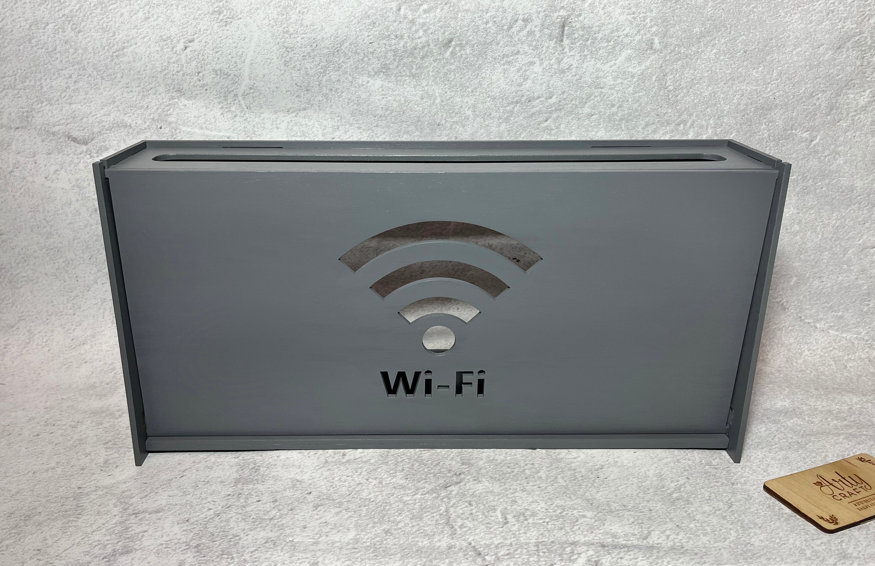 Modem box "Wi-Fi", wireless wifi box 40x20x8 cm Gray