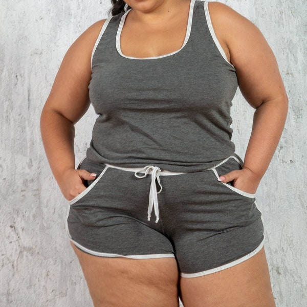 Plus Size Romper Etsy