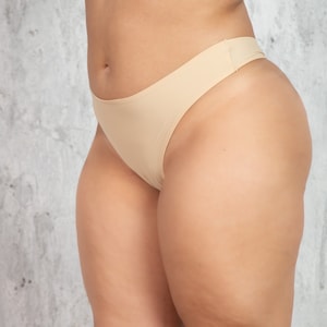 Soft Seamless Thong/Plus Size Lingerie/Plus Size Clothing/Ladies underwear/Plus size underwear/Lingerie/Ladies Panties/Seamless Underwear