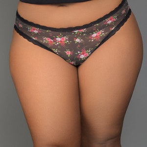 Brazilian Cut Bikini/Plus size lingerie/Plus size Bikini/Plus size panties/Plus panties/Plus size underwear/Plus size clothing/Underwear