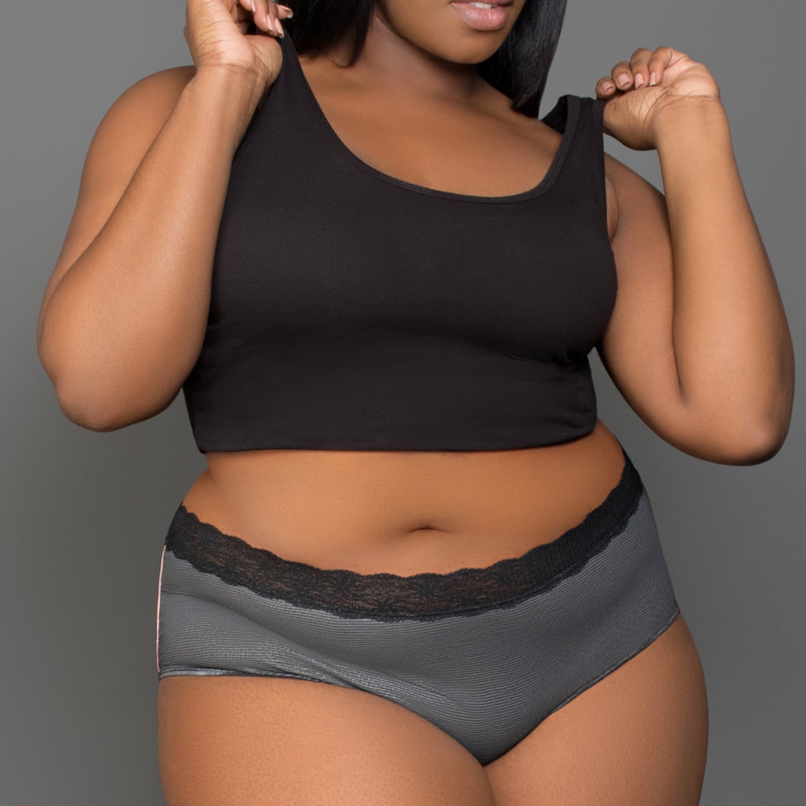 Plus Size Lingerie Plus Size Lace Trimmed Brief Lace Panties Gift for