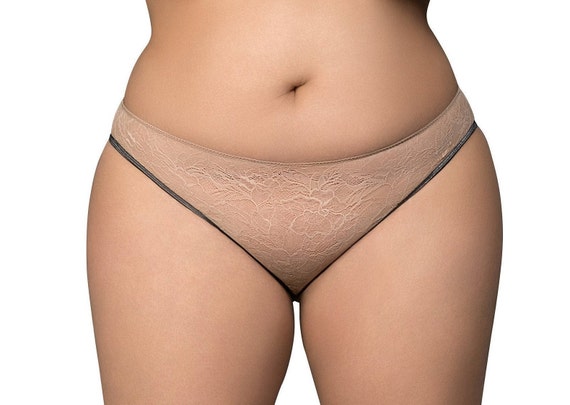 Plus size 2024 thong underwear