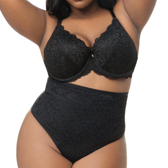 Tummy Toning Thong Plus Size Shapewear Thong Etsy