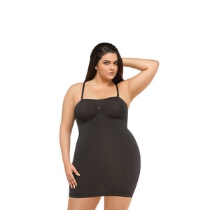 Plus Size Seamless Shapewear Slip | Plus Size Shapewear | Waist Trainer | Slimming Body Shaper | Body Shaper Lingerie | Formal Lingerie