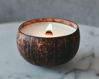 Vela de coco perfumada