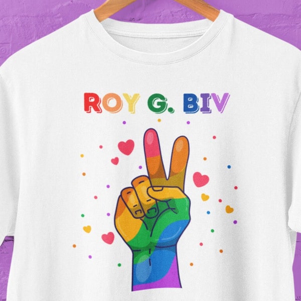 Art Teacher Roy G. Biv T-shirt Comfort Colors