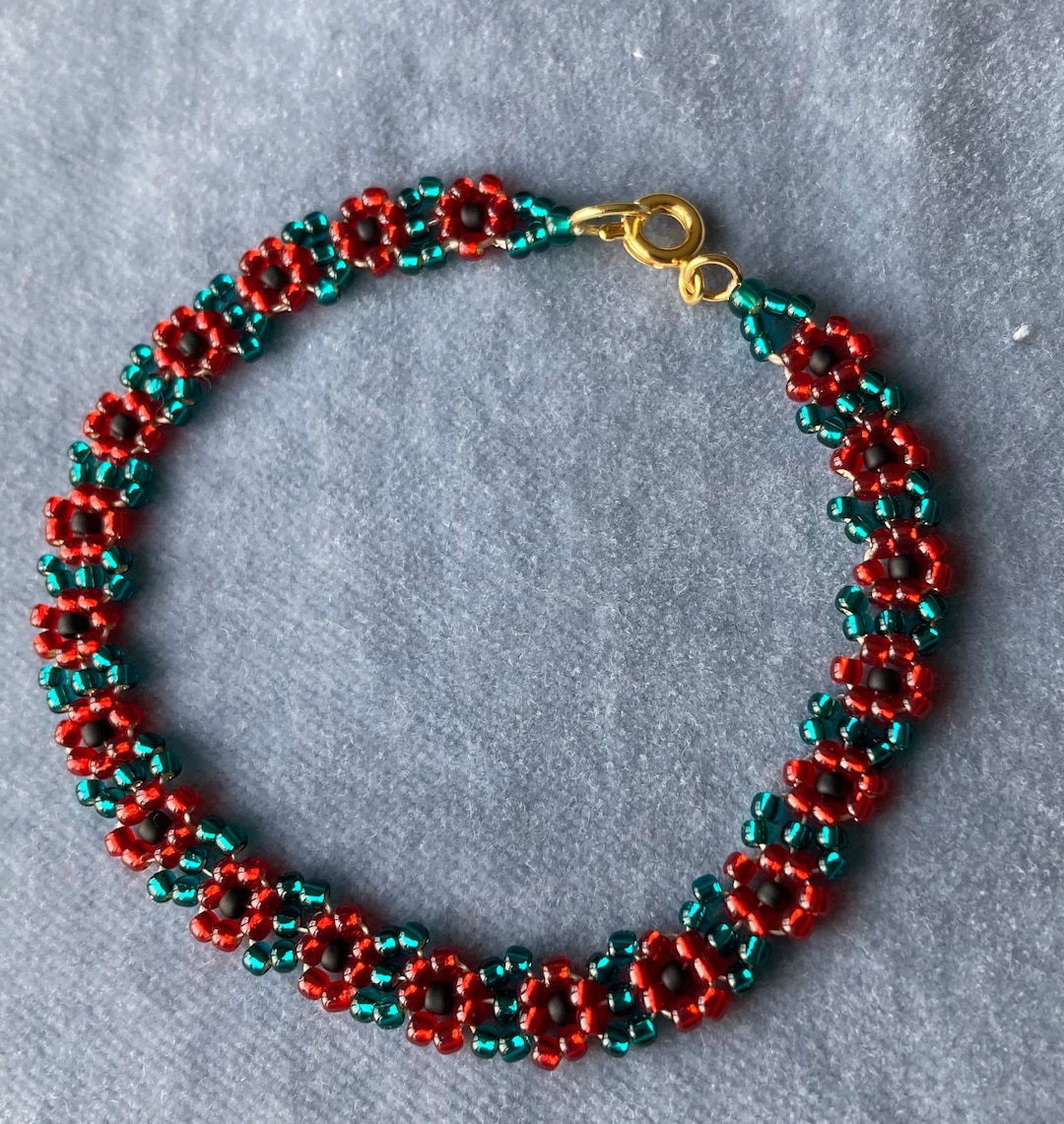 Handmade Beaded Bracelet Handcrafted Beaded Bracelet Flower Beaded handmade-beaded-bracelet-handcrafted-beaded-bracelet-flower-beaded